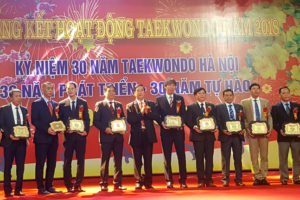 Tổng kết hoạt động năm 2018 và kỷ niệm 30 năm Taekwondo Hà Nội