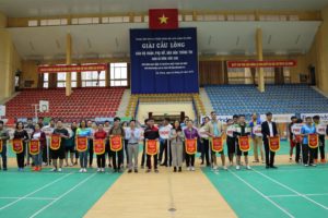 Giải cầu lông cán bộ Đoàn – Văn hóa thông tin và Phụ nữ quận Hà Đông năm 2019