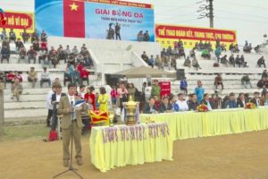 Khai mạc Giải bóng đá Thanh niên huyện Thạch Thất năm 2019