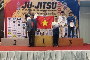 Đội tuyển Judo-Ju Jitsu Hà Nội giành huy chương vàng tại giải Thái Lan mở rộng 2019