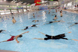 Sở VHTT Hà Nội tổ chức Lớp tập huấn hướng dẫn viên bơi, cứu hộ năm 2019