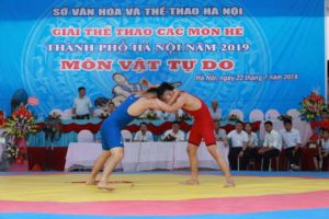 Khai mạc giải Vật tự do hè TP. Hà Nội 2019