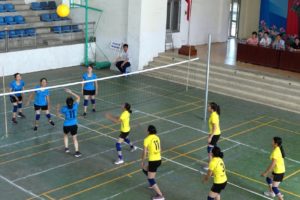 Hơn 100 VĐV tham gia Giải bóng chuyền hơi huyện Thanh Oai lần thứ I