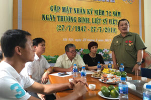 Ngành VHTT Hà Nội thăm hỏi, động viên các thương bệnh binh, gia đình chính sách