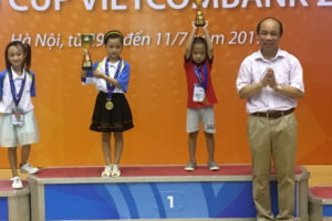 Hà Nội đứng thứ 2 nội dung Cờ nhanh và cờ Chớp nhoáng ở Giải Cờ vua trẻ toàn quốc 2019