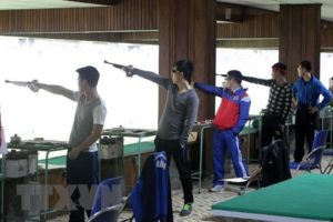 Đoàn Hà Nội tạm đứng thứ hai tại giải vô địch Bắn súng trẻ quốc gia 2019