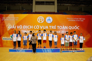 Chủ nhà Hà Nội giành vị trí nhất toàn đoàn nội dung truyền thống giải cờ vua trẻ toàn quốc 2019