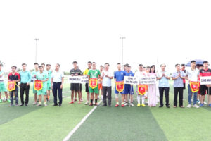 Huyện Thanh Oai khai mạc Giải Bóng đá doanh nghiệp năm 2019