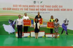 Hà Nội Nhất toàn đoàn giải Vô địch Khiêu vũ Thể thao quốc gia 2019