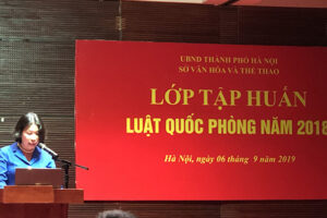 Sở VHTT Hà Nội tổ chức tập huấn Luật Quốc phòng 2018
