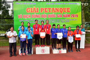 Hà Nội vô địch nội dung đồng đội kỹ thuật nam và nữ giải Bi sắt vô địch đồng đội quốc gia 2019