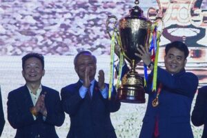 CLB bóng đá Hà Nội đón nhận Huân chương Lao động hạng Ba