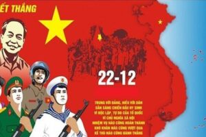 Quận Hai Bà Trưng tuyên truyền kỷ niệm 30 năm Ngày hội Quốc phòng toàn dân và 75 năm Ngày thành lập QĐND Việt Nam.