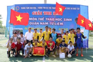 Chung kết Giải bóng đá học sinh quận Nam Từ Liêm năm học 2019 – 2020