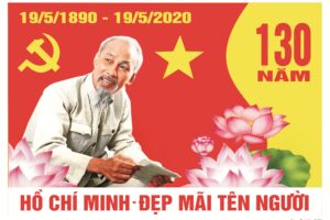 Hà Nội trang trí, tuyên truyền, cổ động trực quan kỷ niệm 130 năm  Ngày sinh Chủ tịch Hồ Chí Minh
