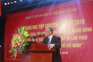 Đảng uỷ Sở VHTT Hà Nội sơ kết 4 năm thực hiện Chỉ thị số 05-CT/TW của Bộ Chính trị “về đẩy mạnh học tập và làm theo tư tưởng, đạo đức, phong cách Hồ Chí Minh”