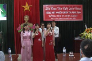 Liên hoan văn nghệ quần chúng tiếng hát người khiếm thị huyện Phúc Thọ