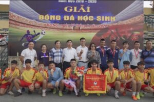 Trao giải môn bóng đá Hội khỏe Phù Đổng lần thứ X TP Hà Nội – năm học 2019-2020