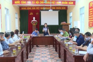 Phúc Thọ kiểm tra việc soạn thảo, bổ sung quy ước thôn tại xã Tích Giang