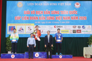 Hà Nội tạm đứng thứ hai giải Vô địch Bắn súng toàn quốc 2020