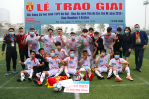 Khép lại giải bóng đá học sinh THPT Hà Nội năm 2020