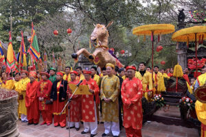 Lễ hội Gióng Xuân Tân Sửu chỉ tổ chức phần lễ với các nghi thức truyền thống