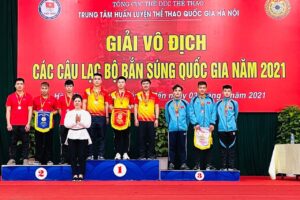 Hà Nội tạm xếp thứ hai tại Giải vô địch các CLB bắn súng quốc gia 2021