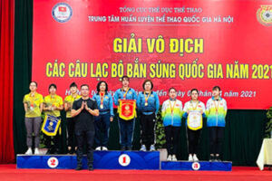 Hà Nội xếp thứ hai và phá 1 kỷ lục tại giải Vô địch các CLB Bắn súng Quốc gia năm 2021