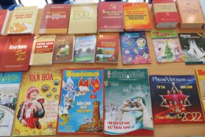 Huyện Quốc Oai trưng bày giới thiệu sách, báo mừng Đảng, mừng Xuân Nhâm Dần 2022