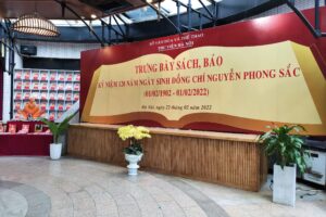 Thư viện Hà Nội tổ chức Trưng bày sách, báo kỷ niệm 120 năm ngày sinh đồng chí Nguyễn Phong Sắc