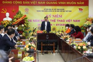 Bí thư Thành ủy Hà Nội Đinh Tiến Dũng kiểm tra công tác chuẩn bị SEA Games 31