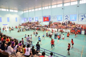 Huyện Thường Tín : Sôi nổi giải bóng chuyền hơi nam, nữ năm 2022