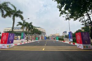 Quận Ba Đình hoàn thành công tác tuyên truyền trực quan chào mừng SEA Games 31