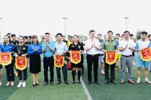 Khai mạc Giải Bóng đá Thanh niên Đại hội Thể dục thể thao huyện Thanh Oai lần thứ X năm 2022