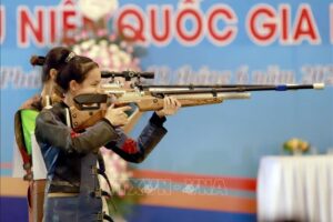 Hà Nội giành 20 huy chương tại giải Vô địch Bắn súng các nhóm tuổi thanh, thiếu niên quốc gia 2022