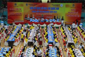 Giải Cờ vua trẻ quốc gia 2022: Hà Nội dẫn đầu nội dung cờ chớp