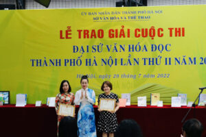 Trao giải Cuộc thi Đại sứ Văn hóa đọc thành phố Hà Nội lần thứ II năm 2022