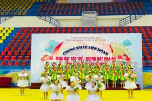 Chung khảo Liên hoan “Múa hát tập thể” thiếu nhi quận Ba Đình năm 2022