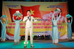Mê Linh tổ chức biểu diễn nghệ thuật nhân kỷ niệm 77 năm Cách mạng Tháng Tám và Quốc khánh 2/9