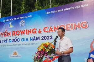 Khai mạc Giải Đua thuyền Rowing và Canoeing vô địch trẻ quốc gia năm 2022