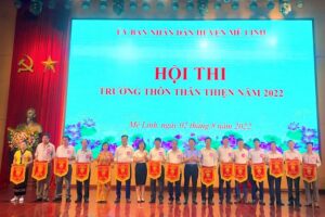 Hội thi Trưởng thôn thân thiện huyện Mê Linh năm 2022