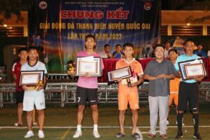 Kết thúc Giải Bóng đá thanh niên huyện Quốc Oai năm 2022