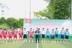 Mê Linh khai mạc Giải Bóng đá thiếu niên huyện năm 2022