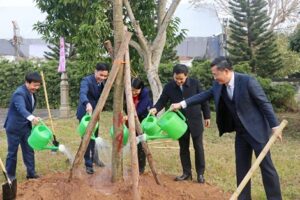 Thị xã Sơn Tây: Tết trồng cây và khai bút đầu Xuân