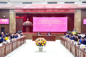 Thường trực Thành ủy Hà Nội làm việc với Ban Cán sự Đảng Bộ Tư pháp về dự án Luật Thủ đô (sửa đổi) 