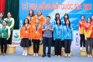 Hà Nội giành vị trí Nhất toàn đoàn tại Giải vô địch Cờ vua đồng đội quốc gia 2023