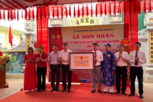  Xã Đức Thượng, huyện Hoài Đức tổ chức Lễ đón nhận Bằng xếp hạng di tích lịch sử cấp thành phố Đình Phú Đa