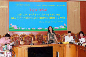 Chương Mỹ tổ chức tọa đàm “Giữ gìn, phát triển hệ giá trị gia đình Việt Nam trong thời kỳ mới”