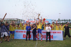 Giải Bóng đá Thanh niên huyện Thạch Thất năm 2023 thành công tốt đẹp