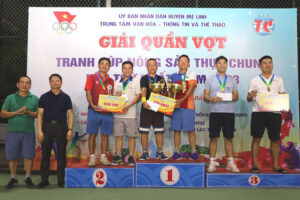 Mê Linh tổ chức giải Quần vợt tranh cúp nông sản Thực Chung lần thứ Nhất, năm 2023